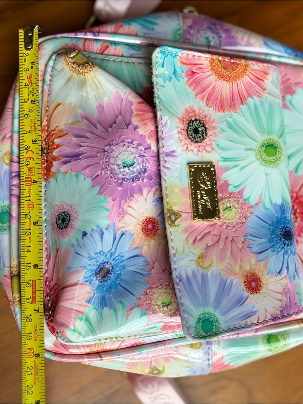 Luv Betsey by Betsey Johnson Mini Backpack Pastel Daisy Floral - Picture 14 of 16